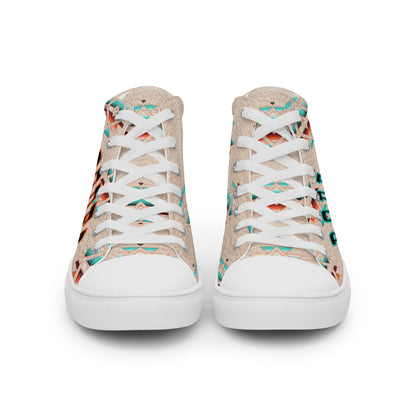 Rodeo Aztec Women__ high top canvas shoes