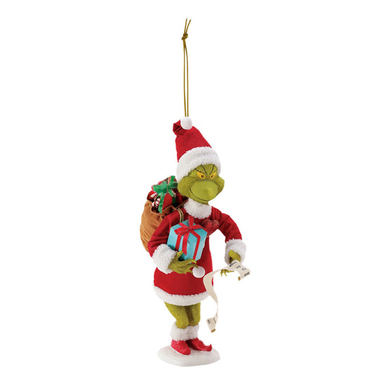 Grinch Christmas Cartoon Ornament