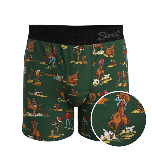 The Cowboy Christmas | Holiday Western Boxers