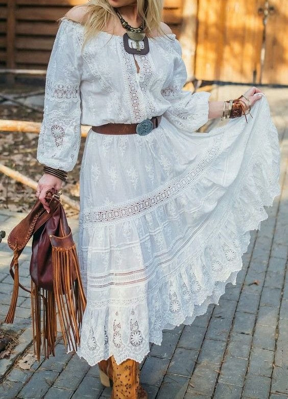 Boho Lace Dress