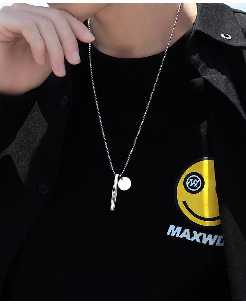 Simple personality hip hop men's pendant