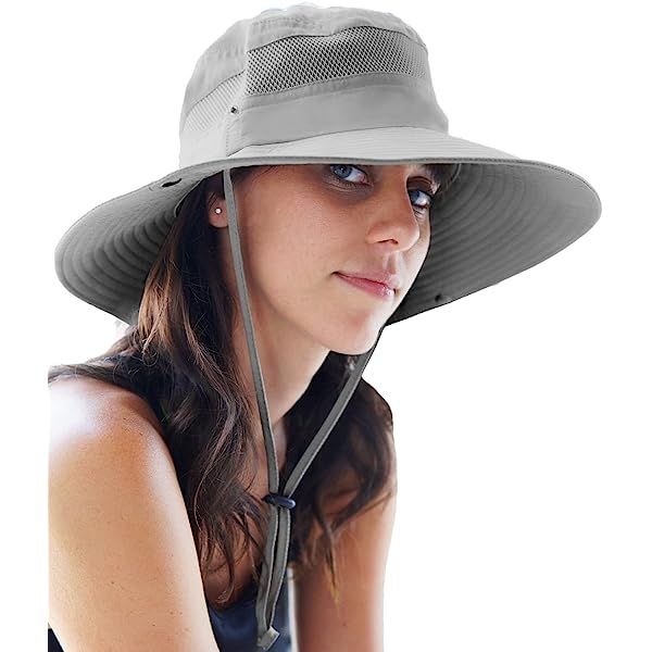 Fishing Hat UPF 50+ Wide Brim Sun Hat for Men and Women, Mens Bucket Hats with UV Protection for Hiking Beach Hats