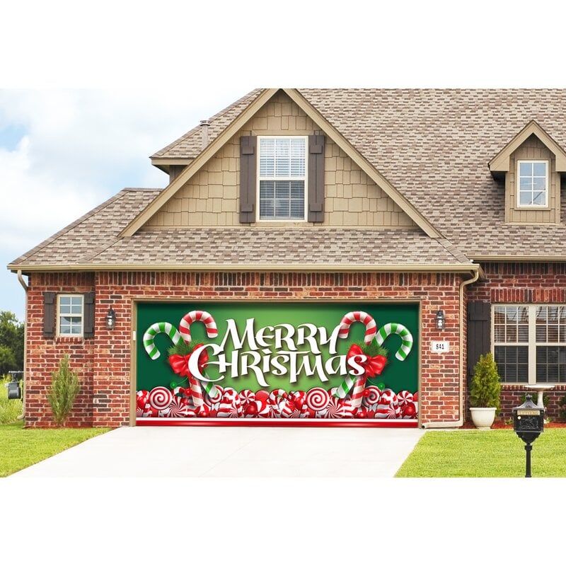 Christmas Mural for Garage Door