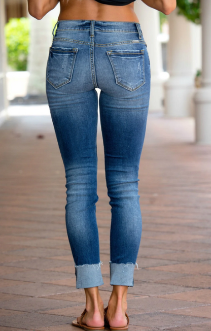 Vintage Washed Skinny Jeans