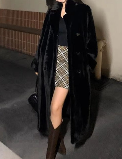 Women's Fashion Fur Coat