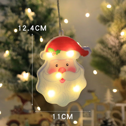 Christmas Creative Window Decoration Hanging Lights