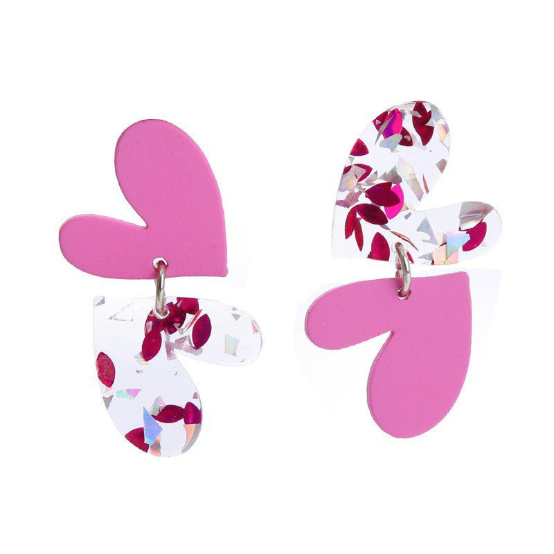 Valentine's Day Irregular Heart Earrings