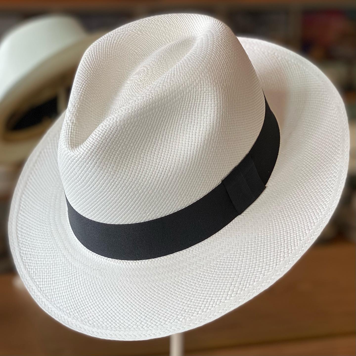 [Pre-sale] ! 🌿Can be rolls up for packing -Handmade Panama Hat-Clasico Ivory