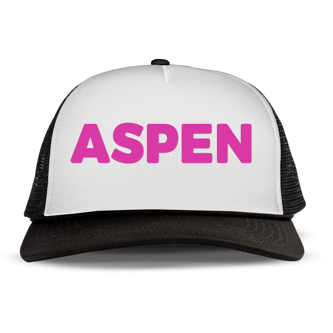 ASPEN Letter Printed Trucker Hat