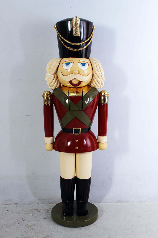 6' Large Nutcracker Life Size Christmas Statue