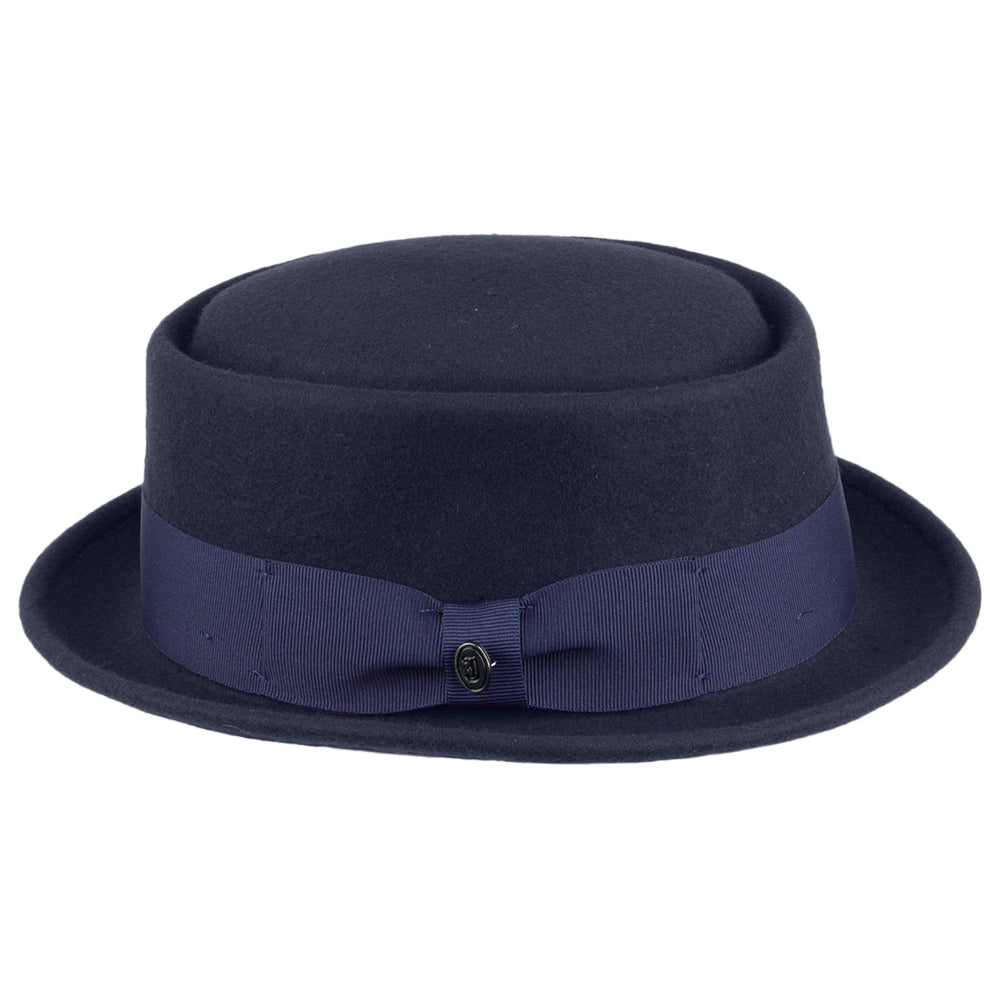 Tienda Jaxon & James Crushable Wool Pork Pie Hat - Navy Blue