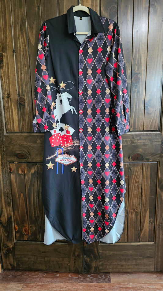 Vegas Rodeo Women's Western Duster Dress