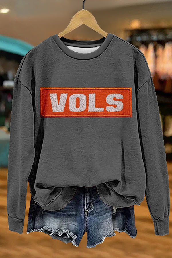 Unique Gameday Tennessee Volunteers Print Sweatshirt