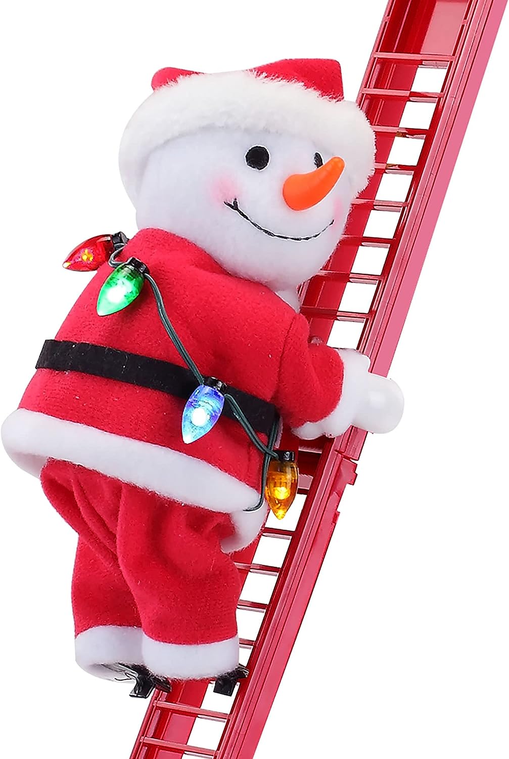 Mr. Christmas 37266 Super Climber Musical Animated Indoor Christmas Decoration, 42 Inches, Soft White Santa