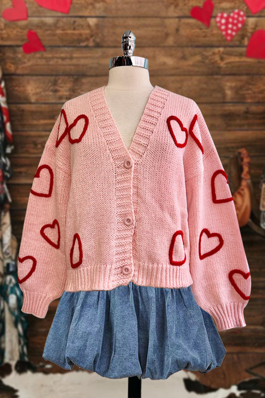 Sweet Valentine's Day Cardigan Sweater