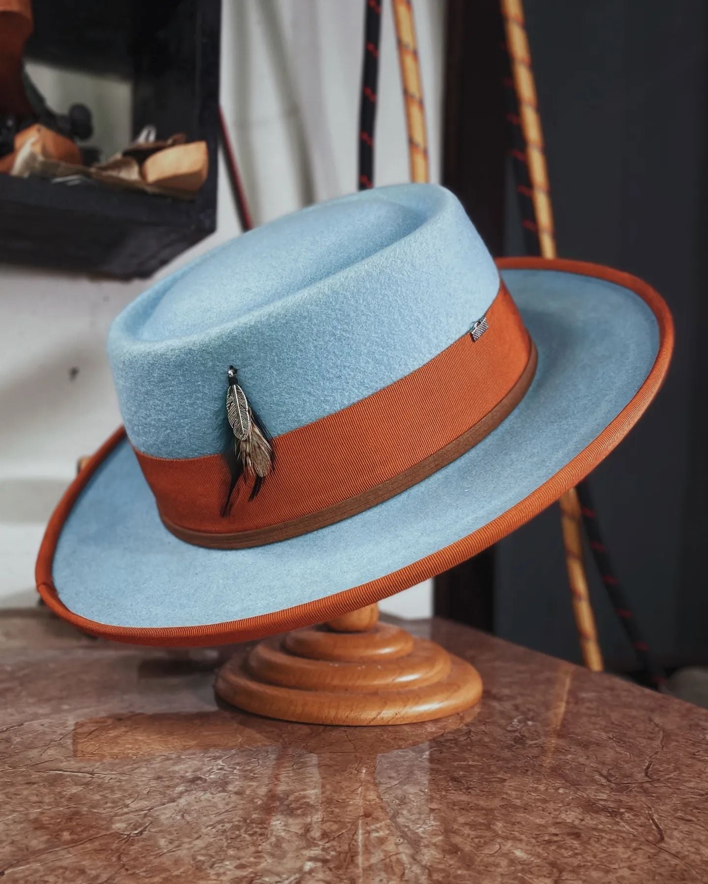 Classic Felt Pork Pie Hat