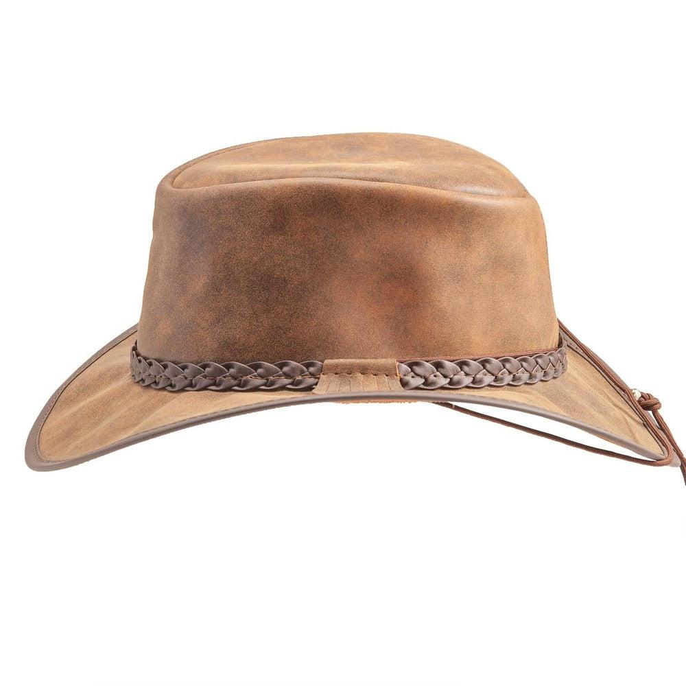 Crusher | Mens Crushable Leather Outback Hat