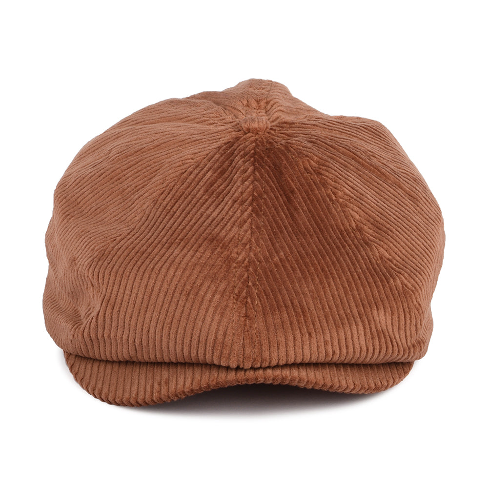 SHELBY - CORDUROY Genuine Scottish 8 Panels Cap-Brown