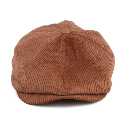 SHELBY - CORDUROY Genuine Scottish 8 Panels Cap-Brown