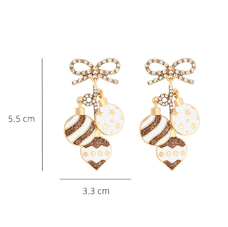 Christmas Bow Light Earrings