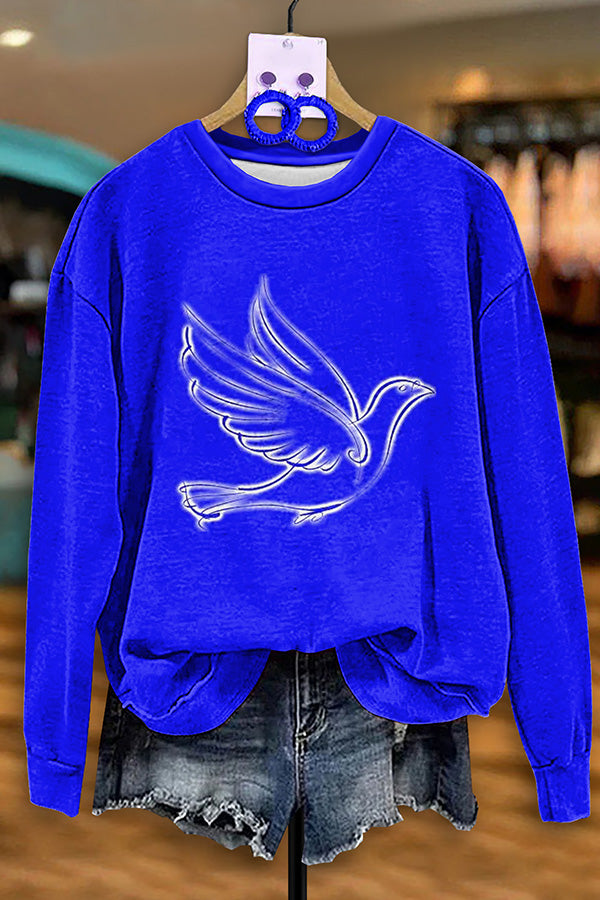 Vintage Zeta Phi Beta Printed Sweatshirt