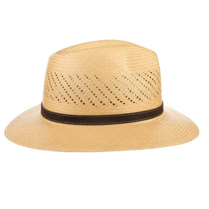 Riobam AIR PANAMA HAT-Paja Toquilla-brown [Fast shipping and box packing]