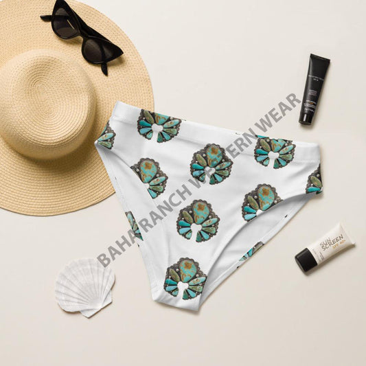 Yeehaw Turquoise Naja Bikini Bottom