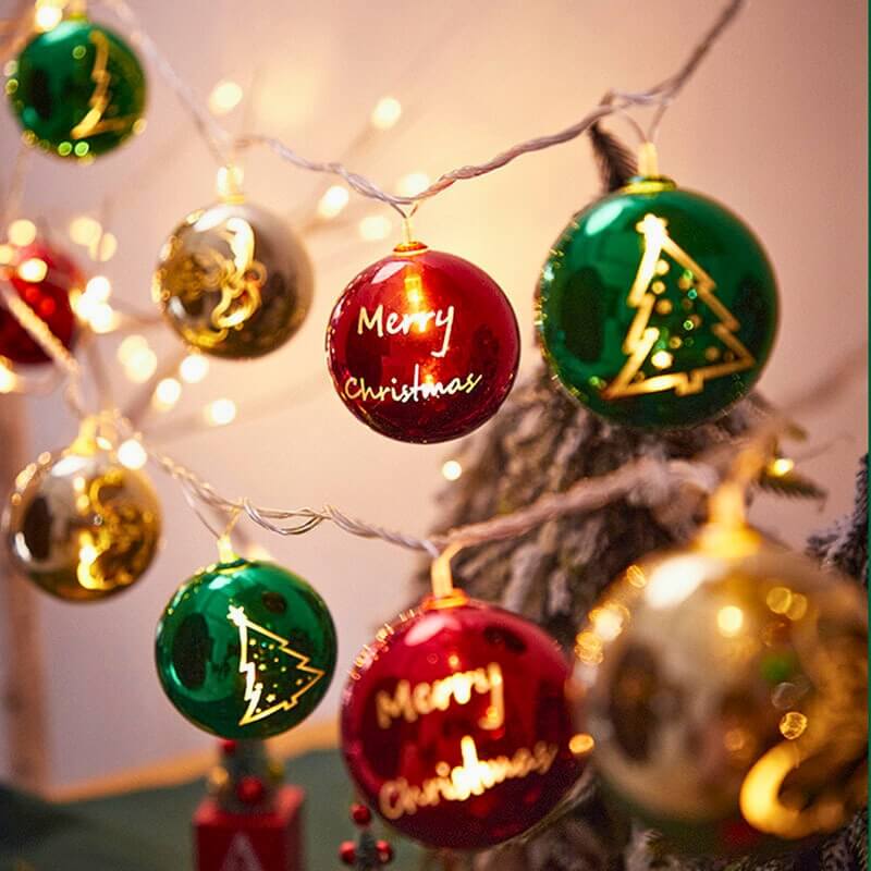 LED Christmas Electroplated String Lights