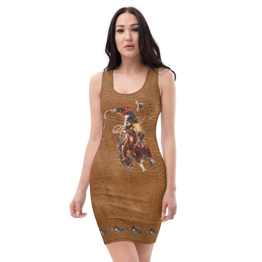 Vintage Cowboy Sleeveless Dress