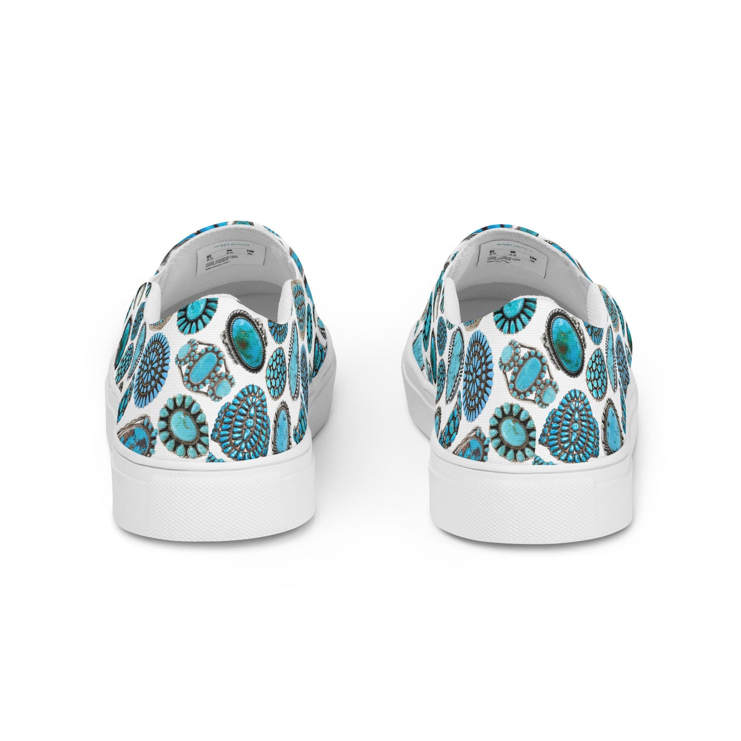 Turquoise Crazy Women’s Slip-on Canvas Shoes