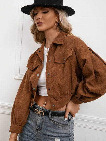 Addison Corduroy Crop Jacket