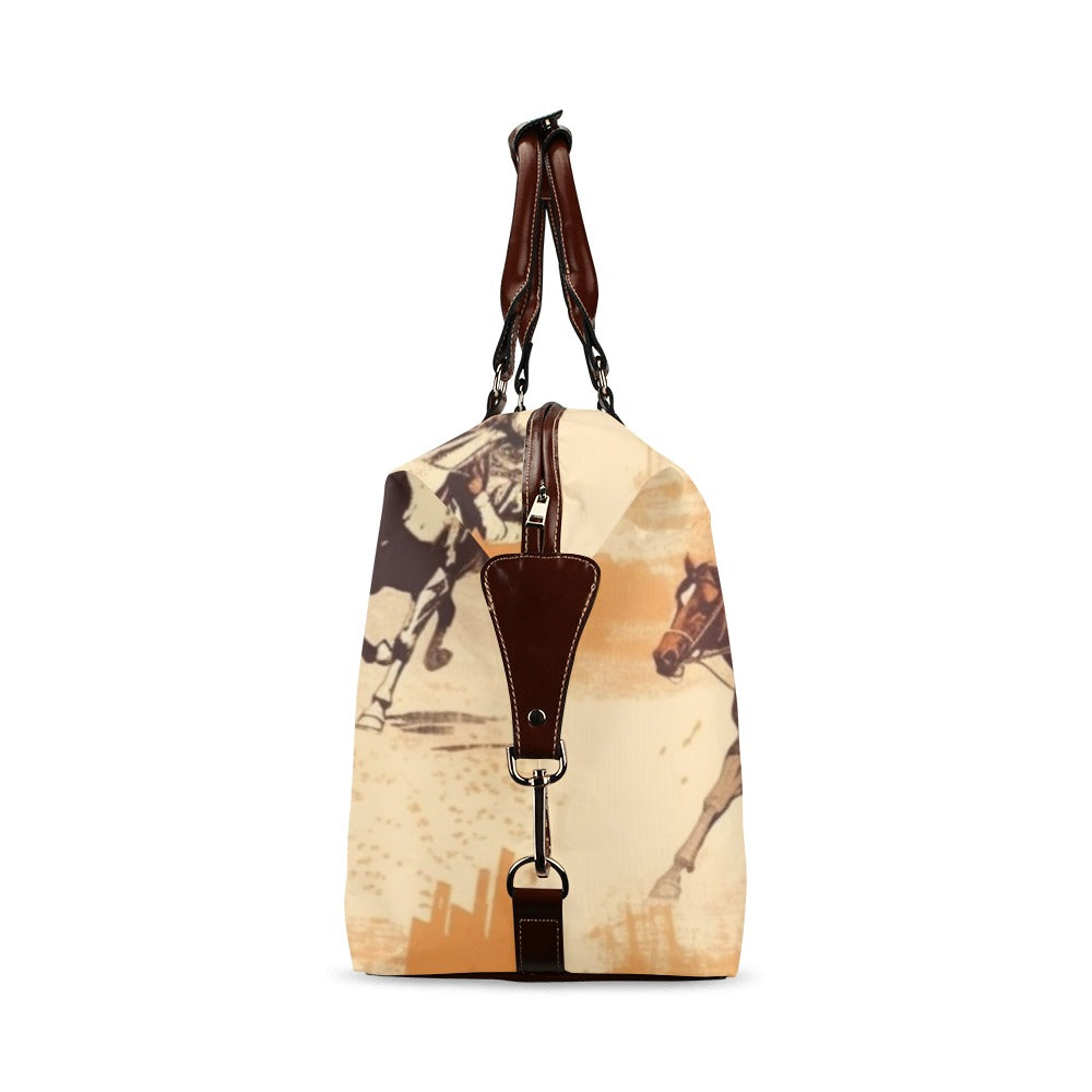 Grunge Western Large Travel Flight Bag