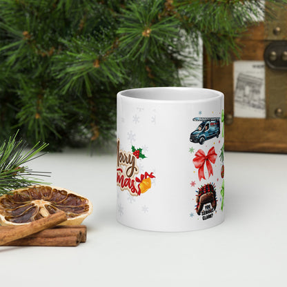 Merry Christmas White Glossy Mug