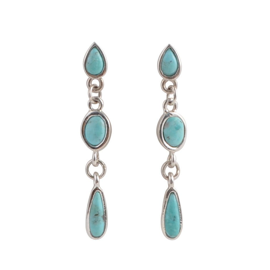 Barse Arizona Turquoise Drop Earrings