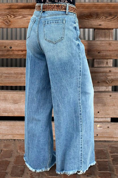 Vintage High Rise Wide Leg Jeans