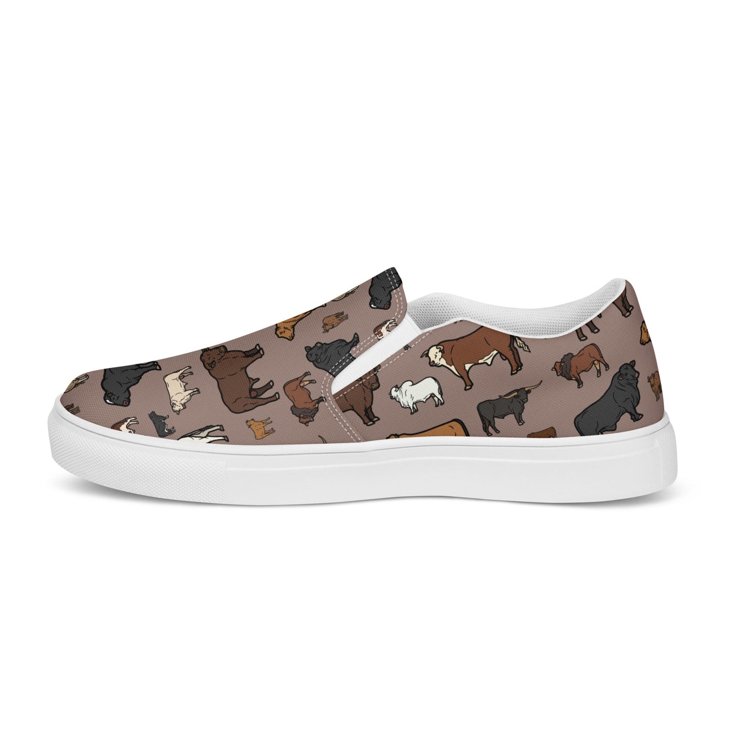 All Cattle, No Hat Women__ Slip-on Canvas Shoes