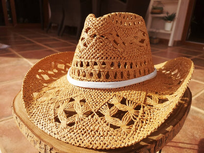 Boho cowboy hats for women, bohemian cowgirl straw hat, stetson western hats, kekugi