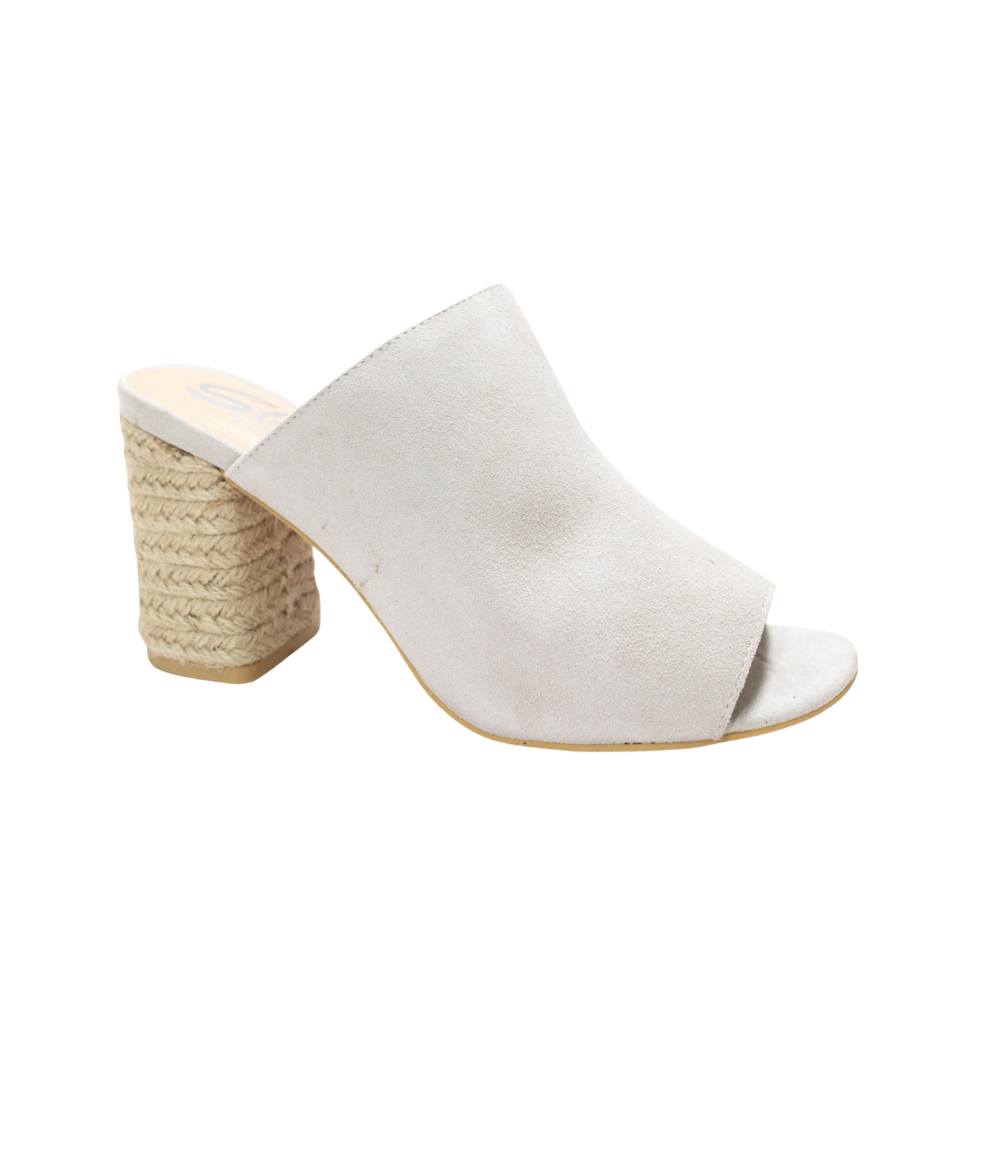 Sbicca Helena Heeled Sandal in Ice Suede