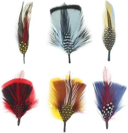 Natural Feather Packs Accessories for Hats