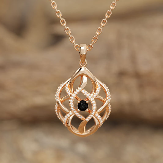 Eden's Embrace Necklace - Black Onyx