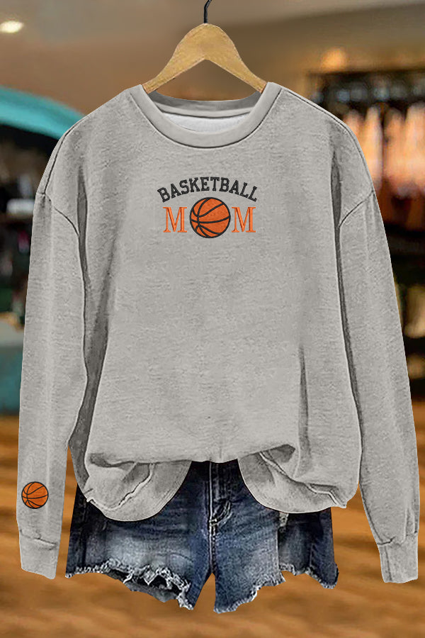 Basketball Mama Gameday Print Sweatshirt