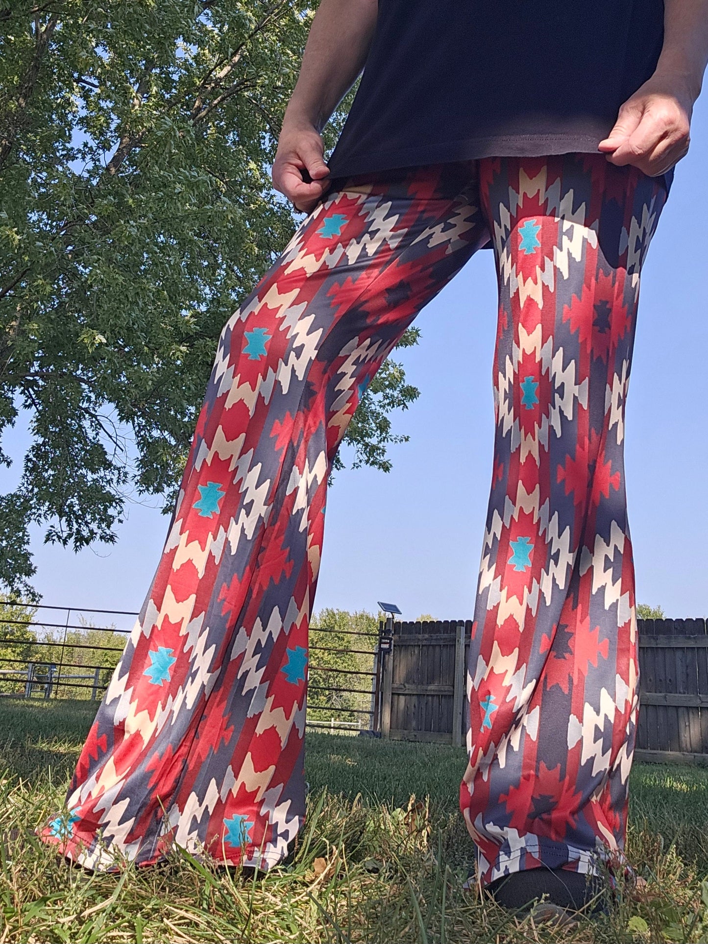 Sedona Aztec Flare Pants