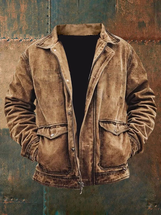 Men's Western Style Vintage Casual Jacket