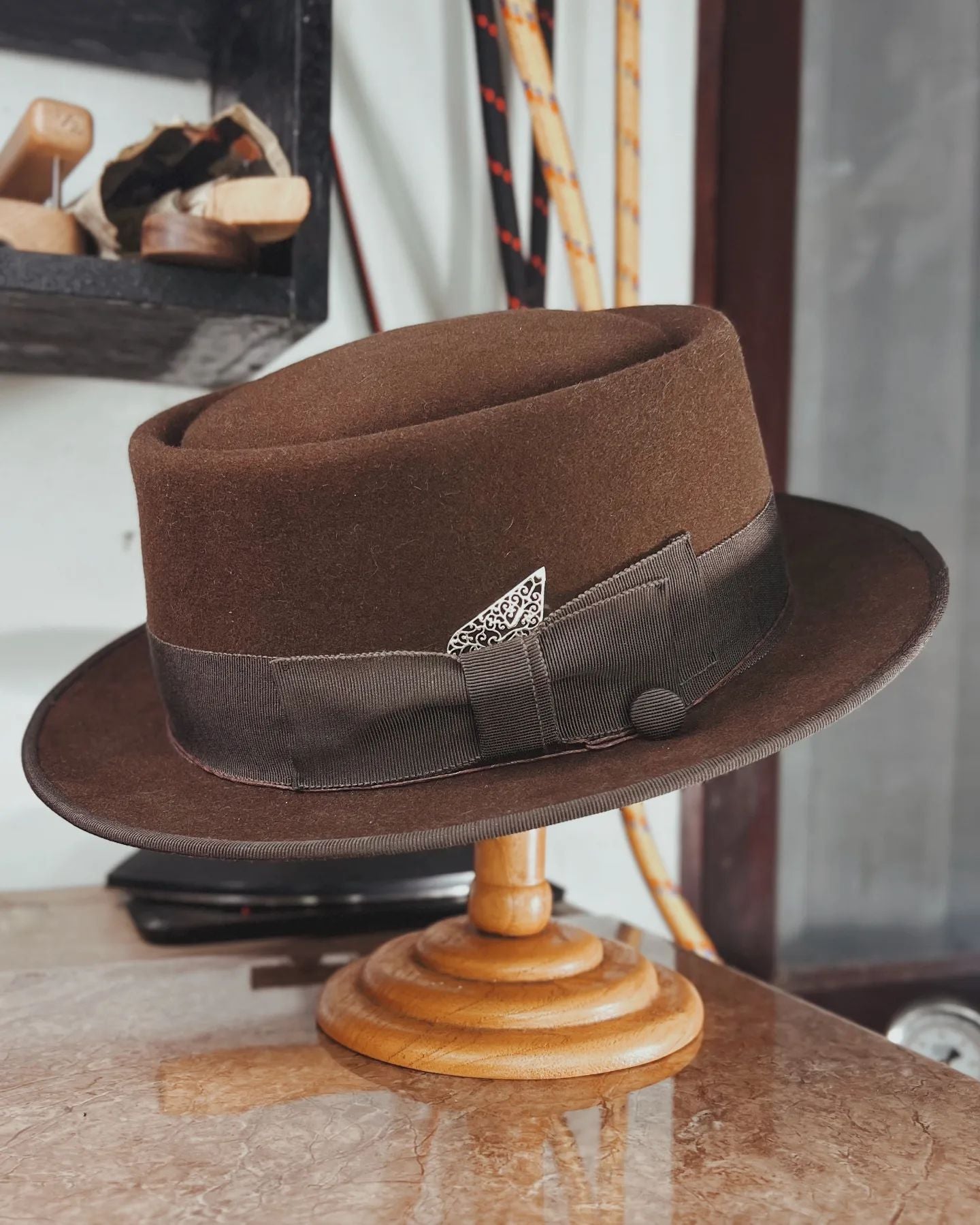 Classic Felt Pork Pie Hat