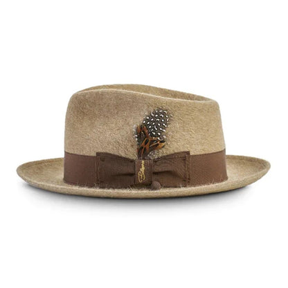 Casablanca - Long Hair Fur Felt Fedora - Camel