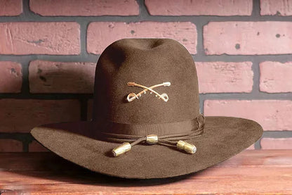 Classic Model Cavalry Hat Black,Confederate Officer Hat