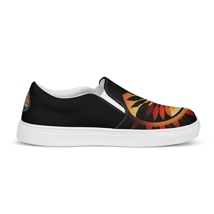 Native Warrior Women__ Slip-on Canvas Shoes