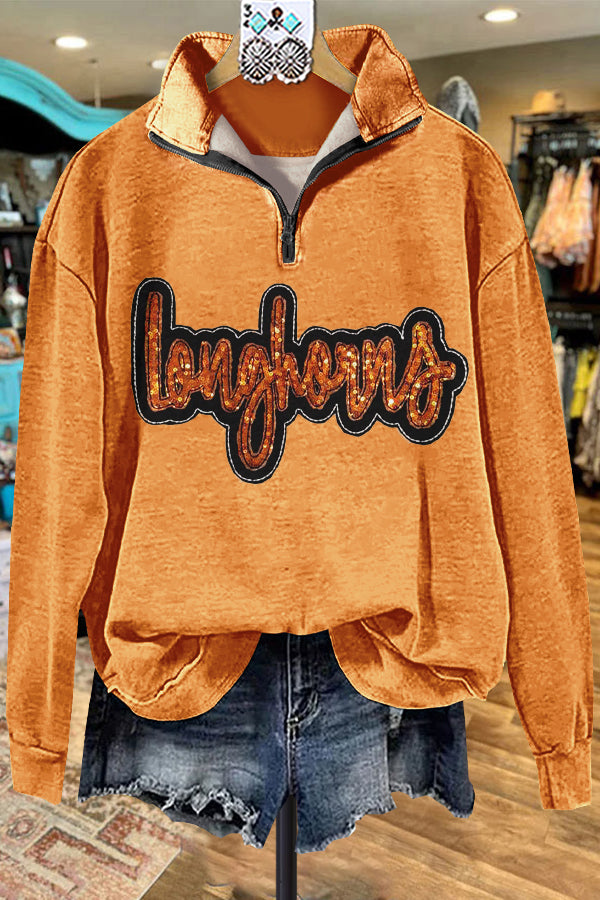 Classic Colorblock Texas Longhorns Sweatshirt