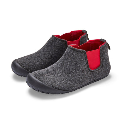 Brumby - Men's - Charcoal & Red Slippers