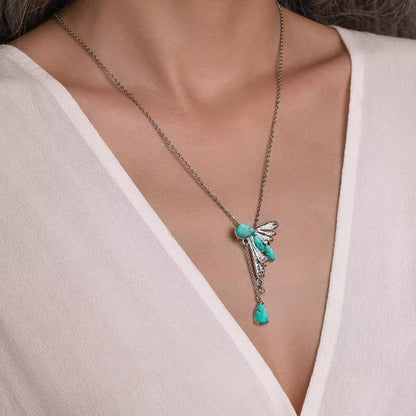 Elegant Dragonfly Necklace